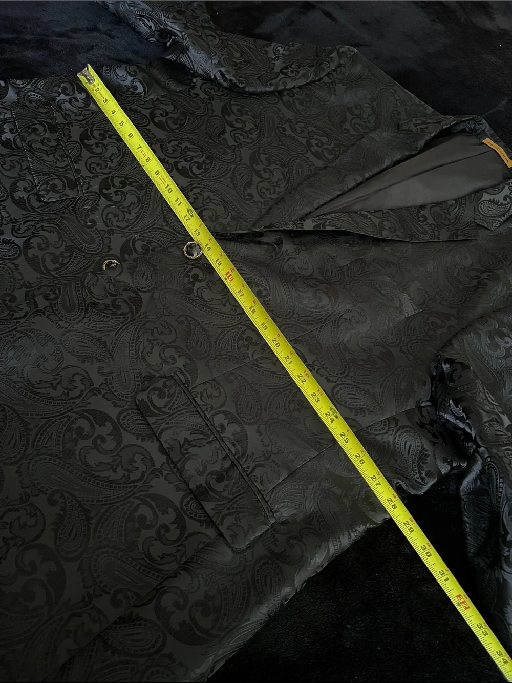 Italian Black Paisley Sport Coat